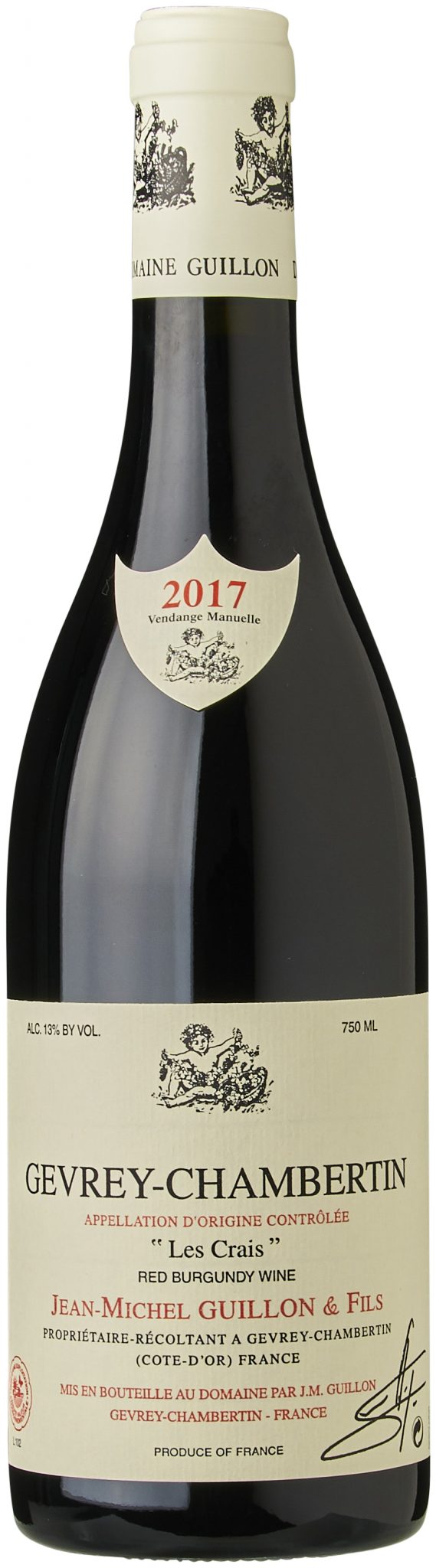 Rødvin: Jean-Michel Guillon, Les Crais 2017, Gevrey-Chambertin