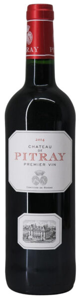 Rødvin: Château de Pitray, Premier Vin 2014, Castillon Côtes de Bordeaux