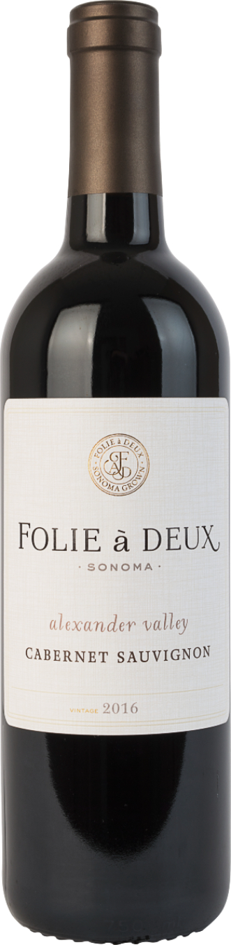 Rødvin: Folie à Deux, Cabernet Sauvignon 2016, Alexander Valley, Sonoma