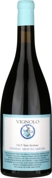 Rødvin: Vignolo 2020, Vinding Montecarrubo, Terre Siciliane