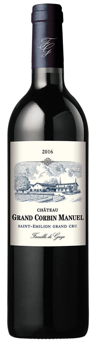 Rødvin: Château Grand Corbin Manuel 2016, Saint-Émilion Grand Cru