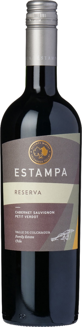 Rødvin: Estampa, Reserva 2019, Cabernet Sauvignon Petit Verdot, Valle de Colchagua