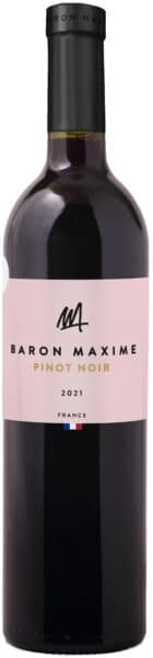 Rødvin: Baron Maxime, Pinot Noir 2022, Pays d’Oc