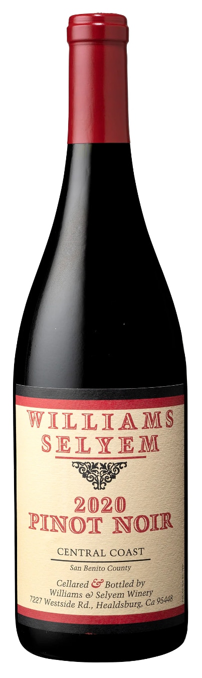 Rødvin: Williams Selyem, Pinot Noir 2020, Central Coast