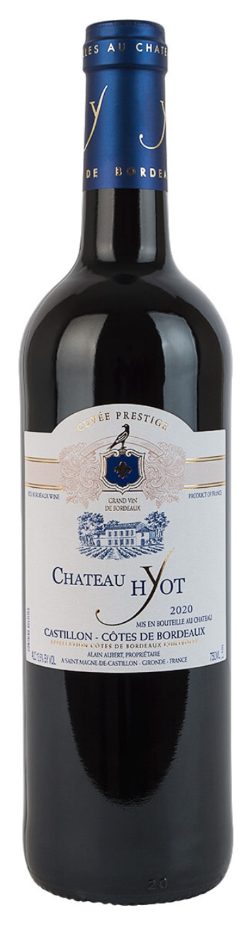 Rødvin: Chateau Hyot, Cuvée Prestige 2020, Castillon - Côtes de Bordeaux