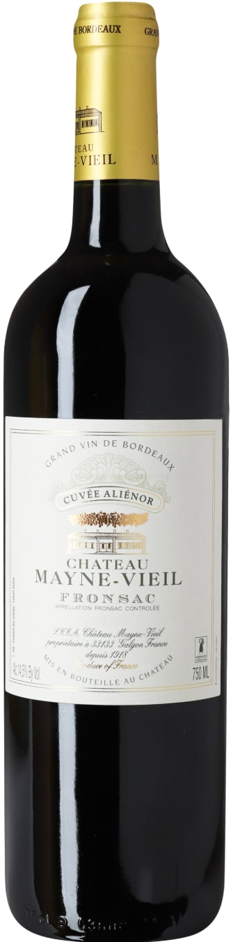 Rødvin: Chateau Mayne-Vieil. Cuvée Aliénor 2019, Fronsac