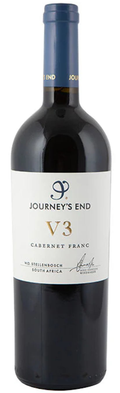 Rødvin: Journey’s End, V3, Cabernet Franc 2022, Stellenbosch